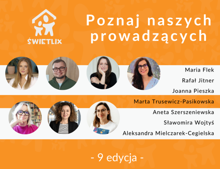 Poznaj prelegentów kursu #ŚWIETLIX!