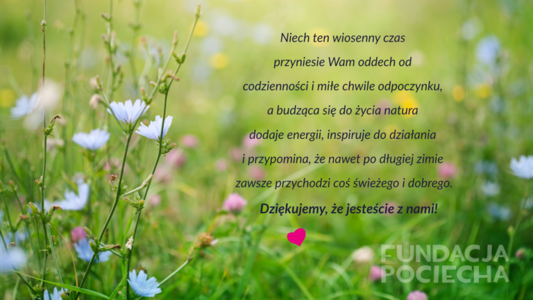 Wielu ciepłych chwil i… pociechy na co dzień! 🌸